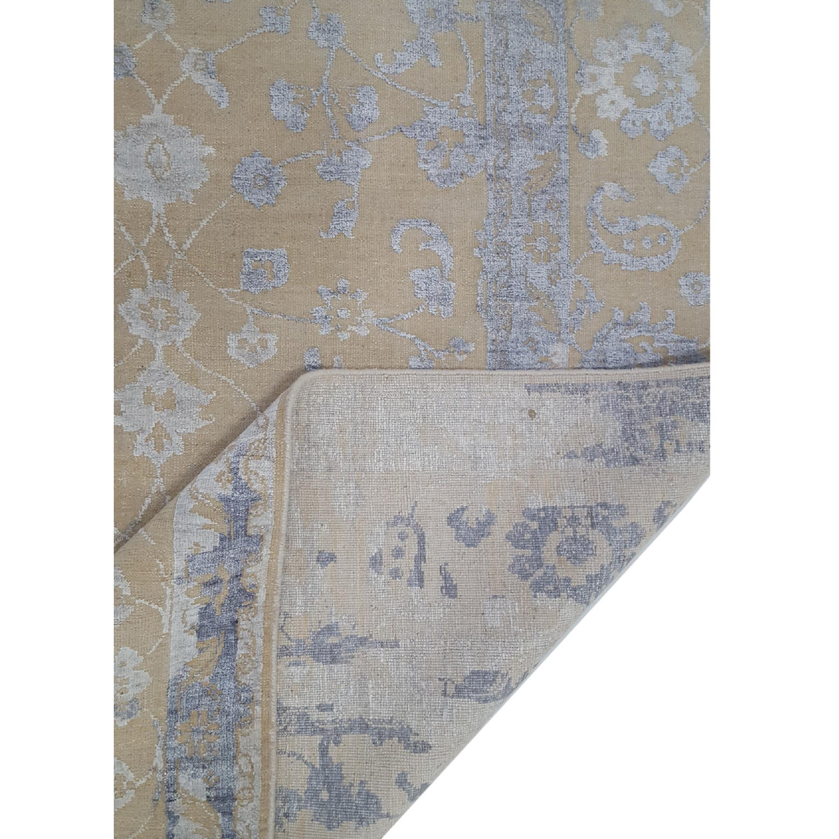 Pacific Venus 16205 Lt.Gold Silver Modern Hand Knotted Rug