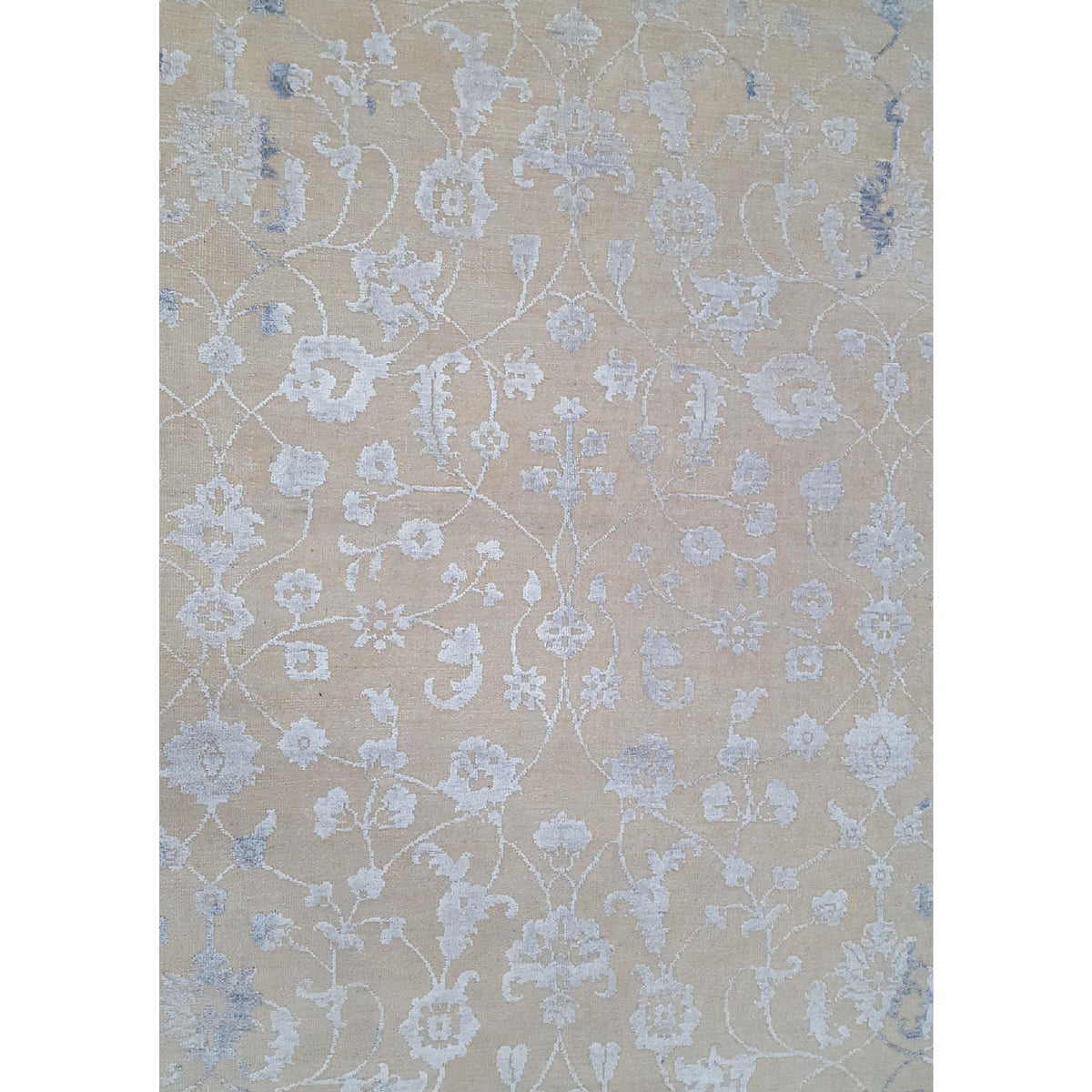 Pacific Venus 16205 Lt.Gold Silver Modern Hand Knotted Rug