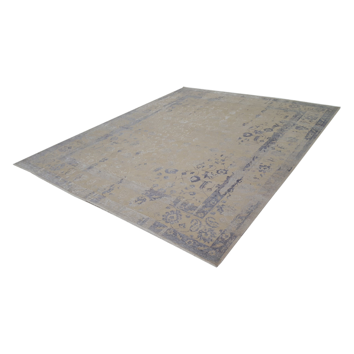 Pacific Venus 16205 Lt.Gold Silver Modern Hand Knotted Rug