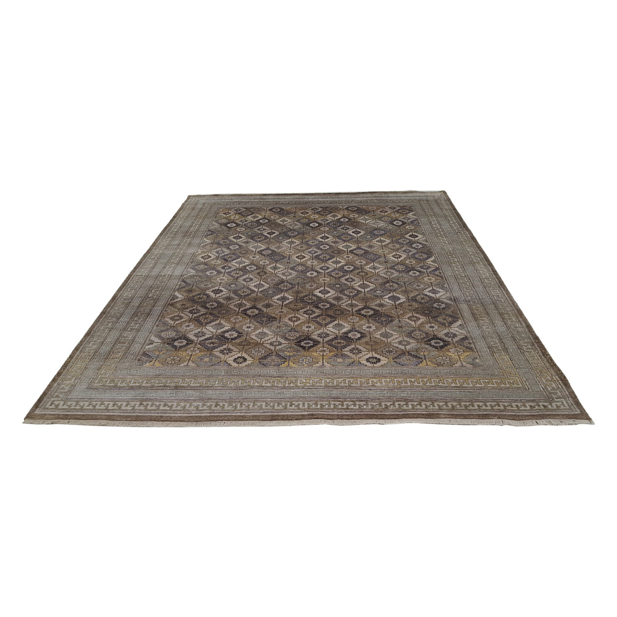 Pacific Venus 16208 Brown Silver Transitional Hand Knotted Rug