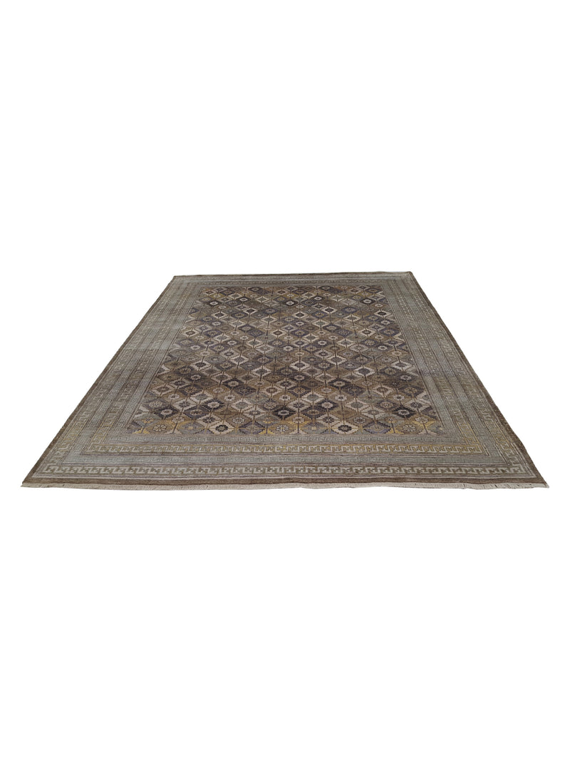 Pacific Venus 16208 Brown Silver Transitional Hand Knotted Rug