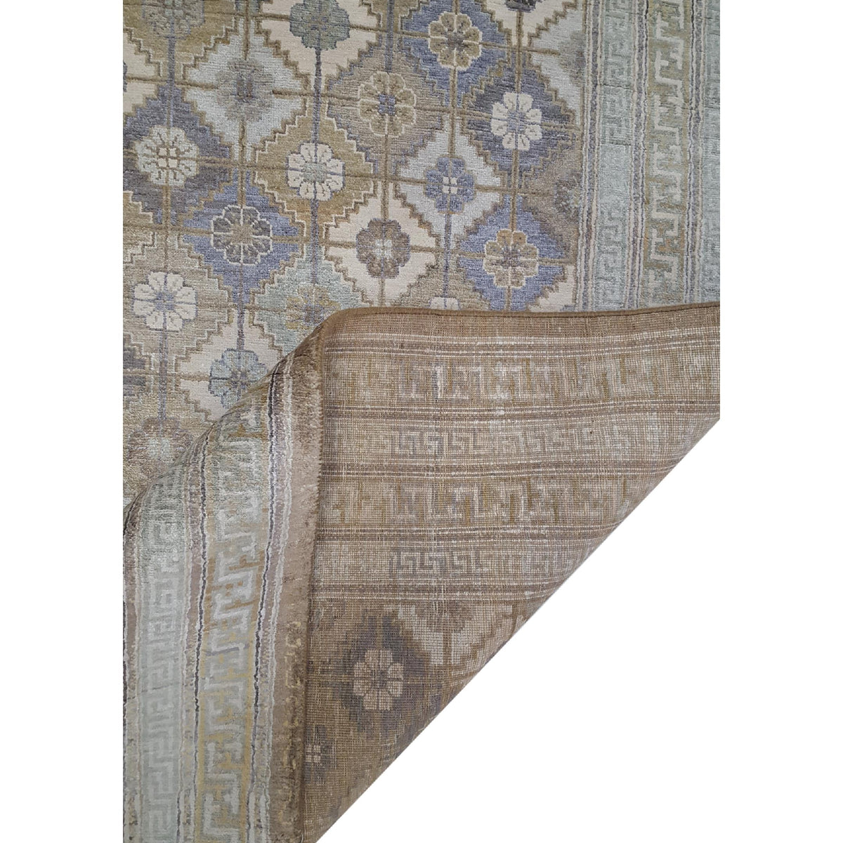 Pacific Venus 16208 Brown Silver Transitional Hand Knotted Rug