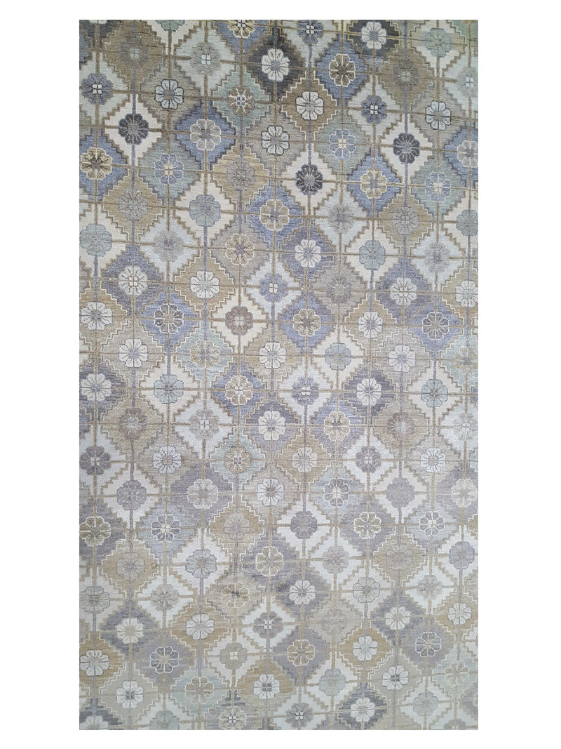 Pacific Venus 16208 Brown Silver Transitional Hand Knotted Rug