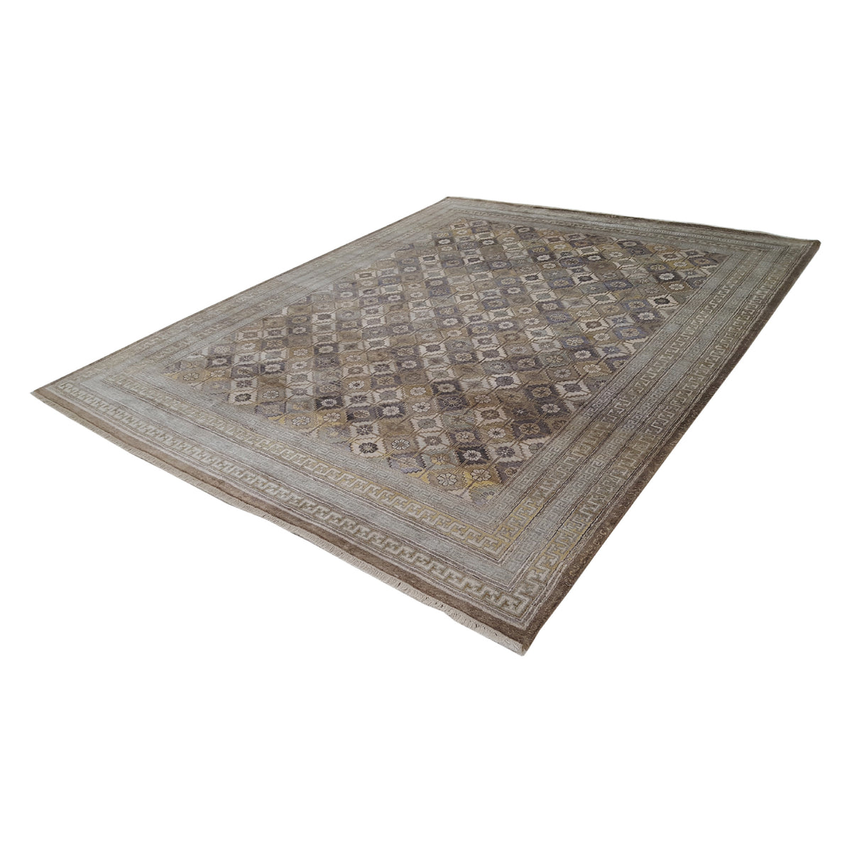 Pacific Venus 16208 Brown Silver Transitional Hand Knotted Rug