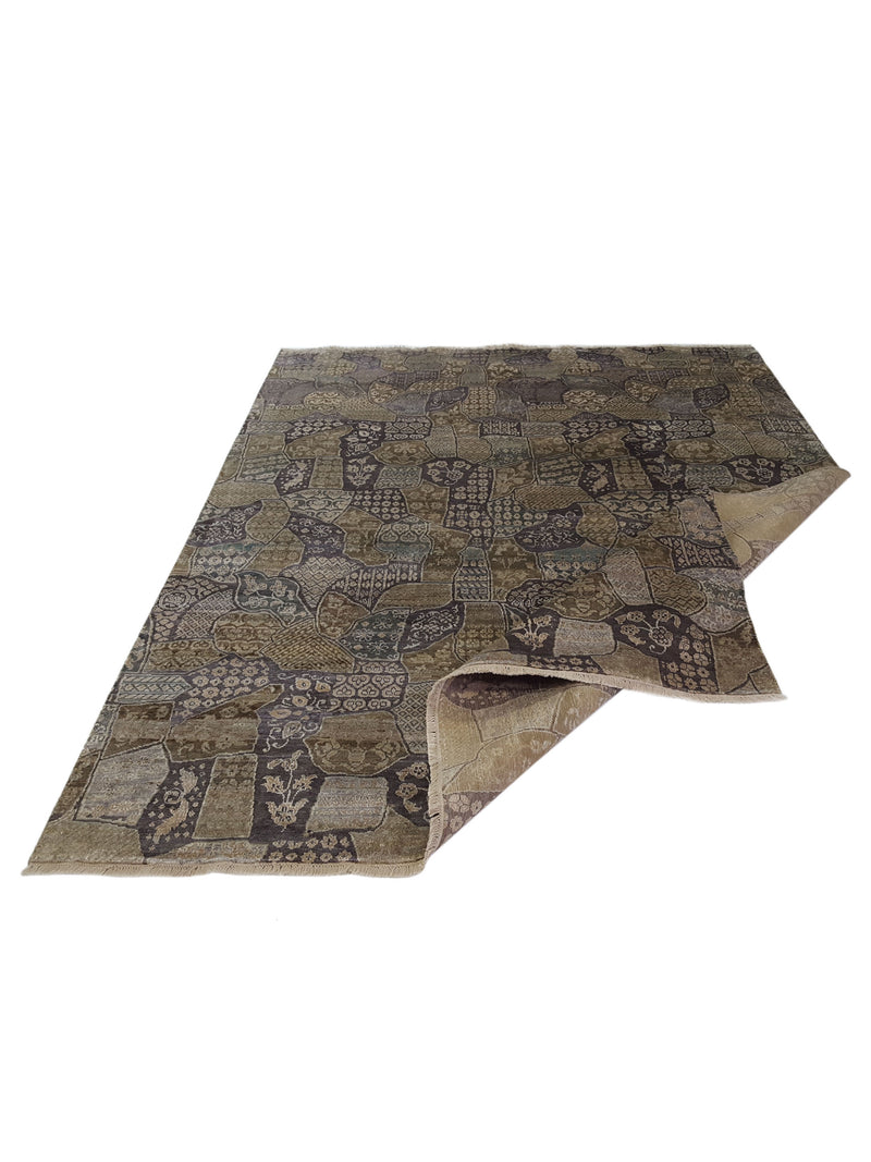 Pacific Venus 16209 Multi Multi Modern Hand Knotted Rug