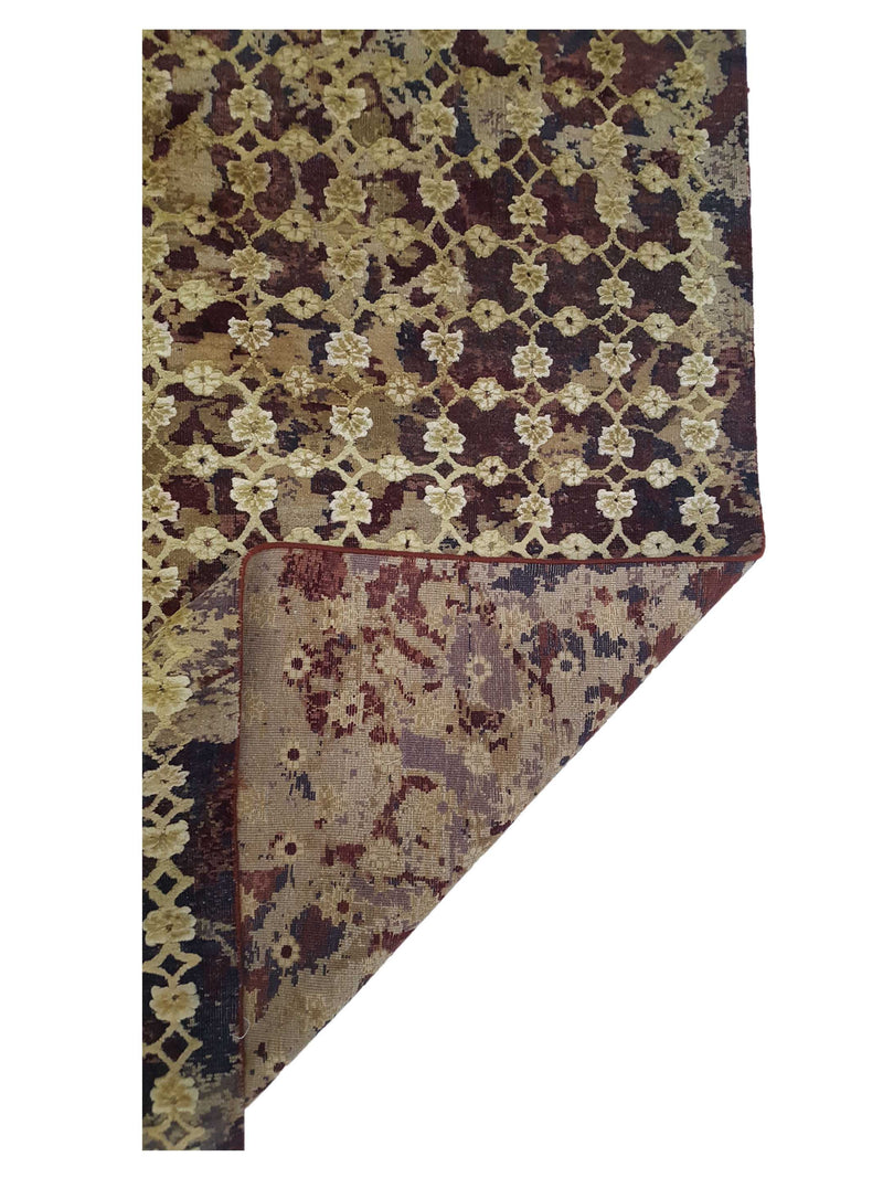Pacific Venus 16210 Multi Rust Transitional Hand Knotted Rug