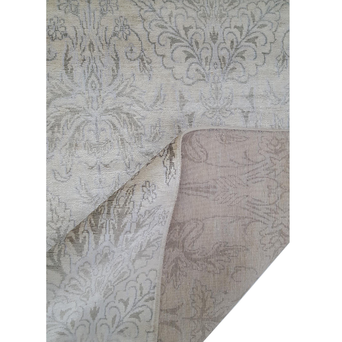 Pacific Venus 16219 Ivory Ivory Modern Hand Knotted Rug
