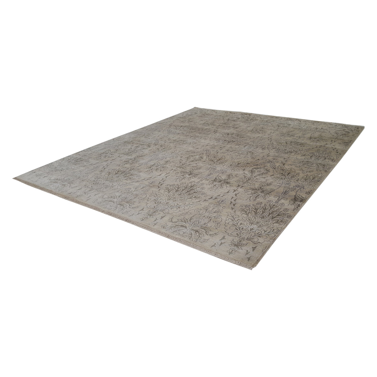 Pacific Venus 16219 Ivory Ivory Modern Hand Knotted Rug