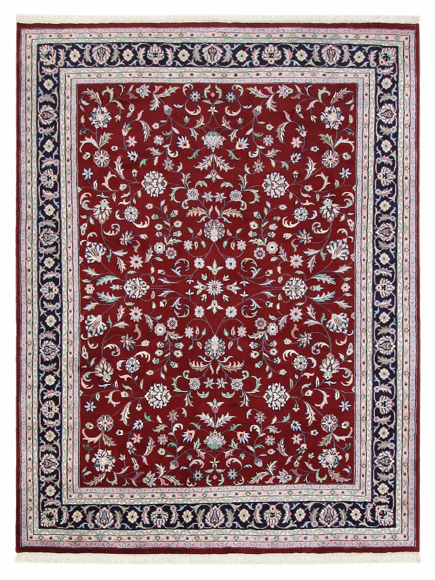 Pacific Kashan  Red Navy Traditional