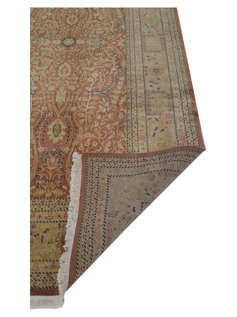 Pacific Maharaja 16229 Rust Beige Traditional Hand Knotted Rug