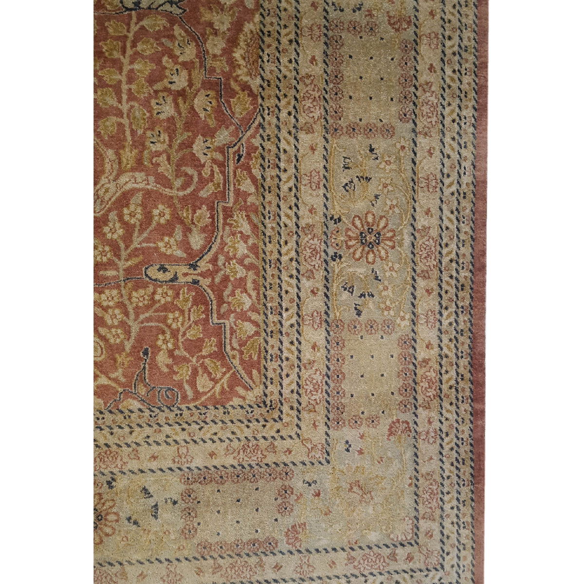 Pacific Maharaja 16229 Rust Beige Traditional Hand Knotted Rug