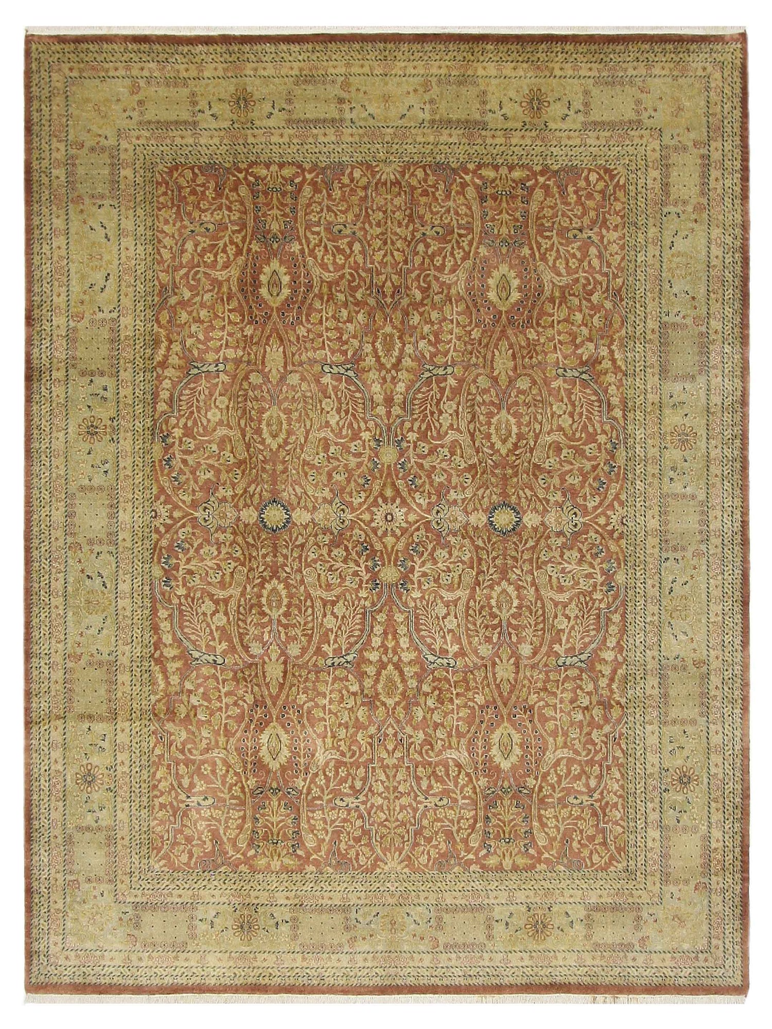 Pacific Maharaja  Rust Beige Traditional