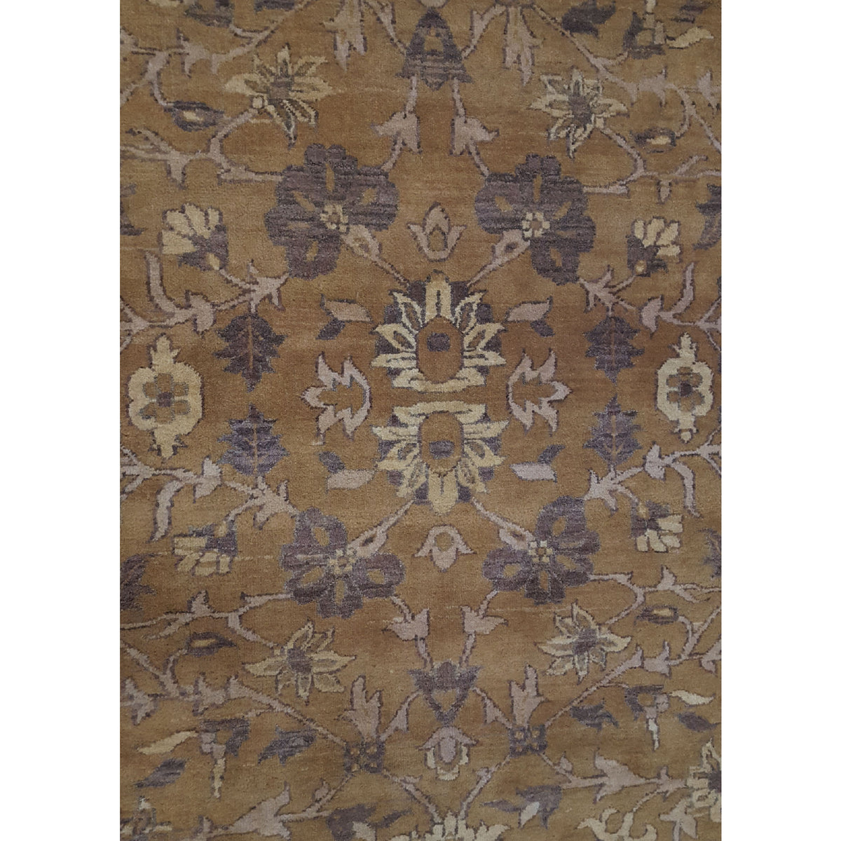 Pacific Maharaja 16230 Gold Gold Traditional Hand Knotted Rug