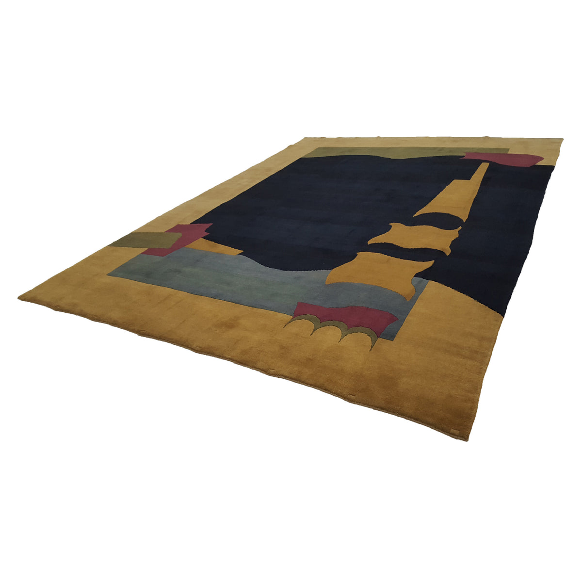 Pacific Tranquality 16239 Multi Multi Modern Hand Knotted Rug
