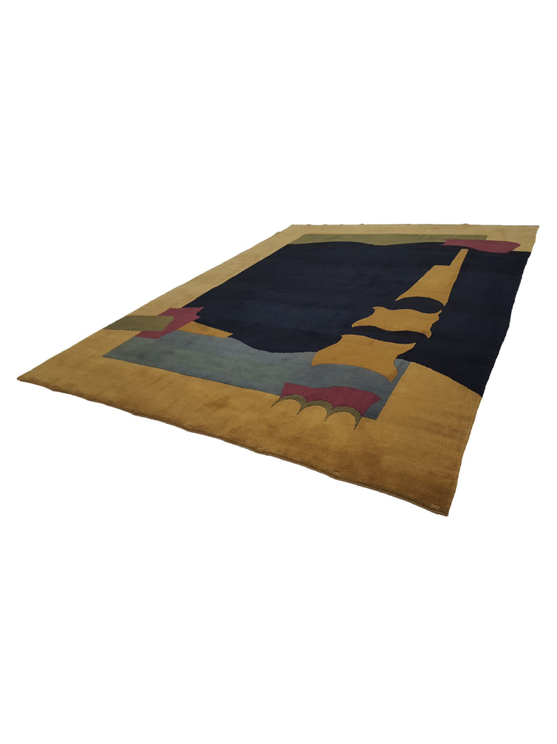 Pacific Tranquality 16239 Multi Multi Modern Hand Knotted Rug
