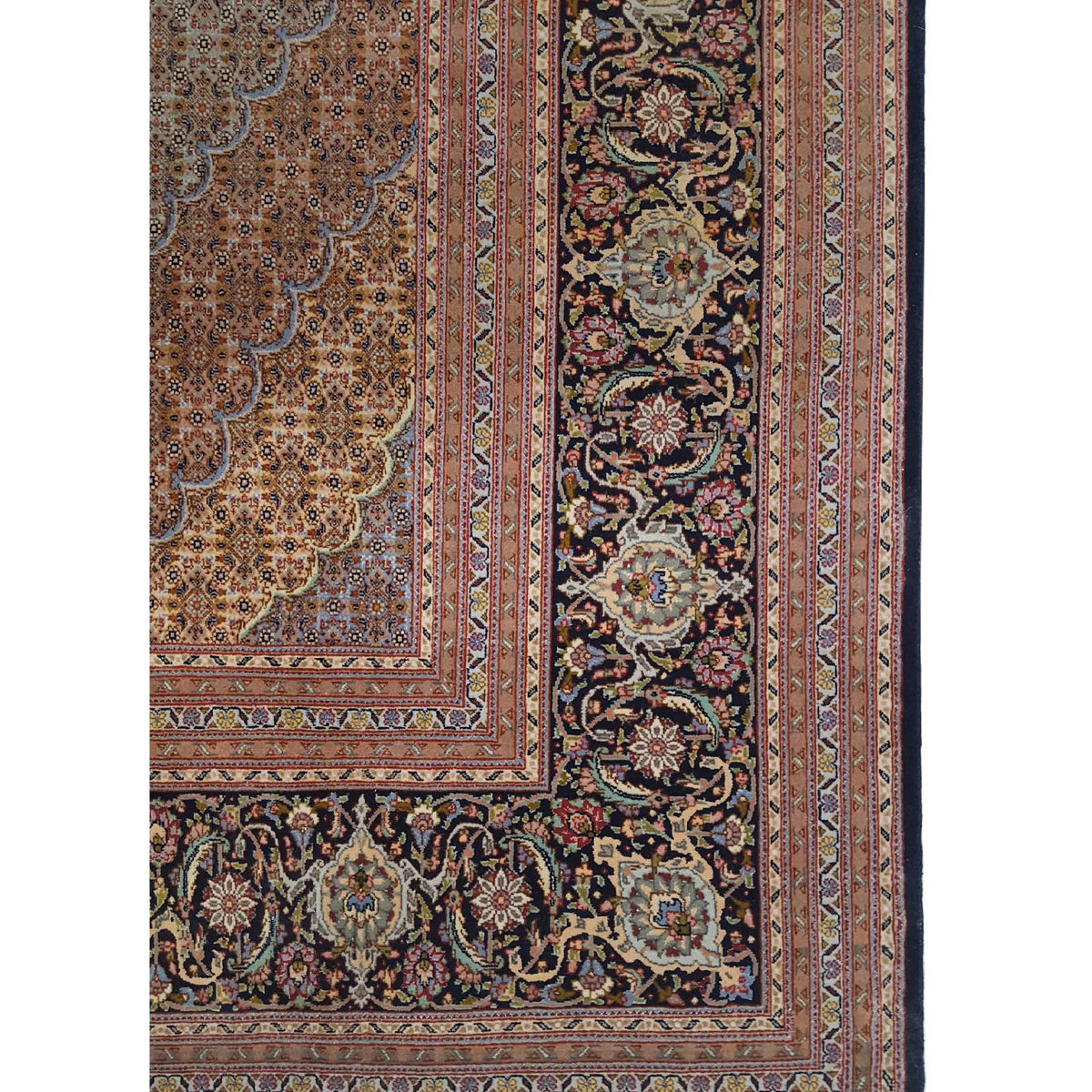 Pacific Tabriz 16264 Brown Brown Traditional Hand Knotted Rug