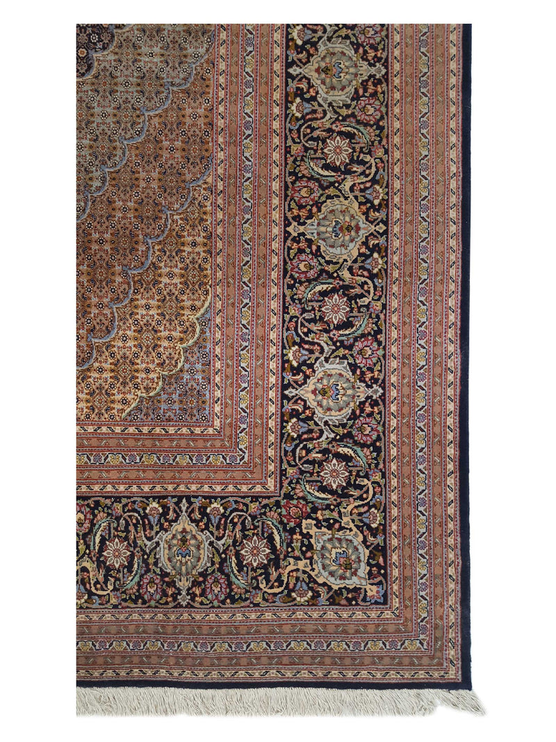Pacific Tabriz 16264 Brown Brown Traditional Hand Knotted Rug