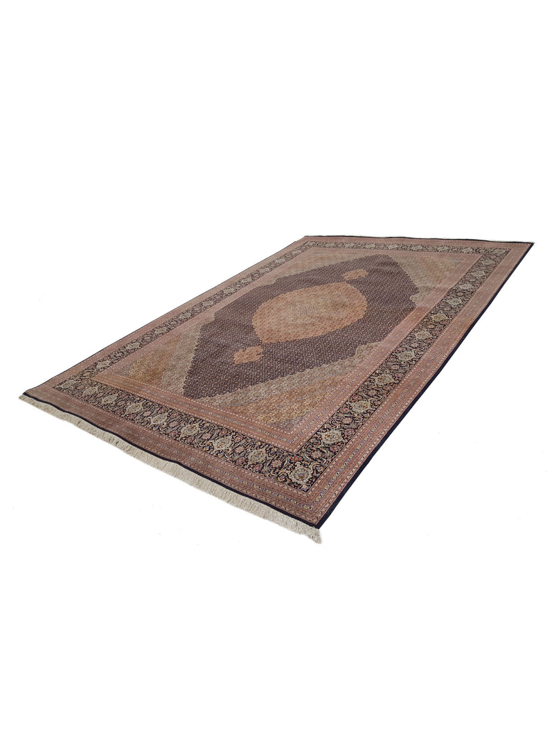 Pacific Tabriz 16264 Brown Brown Traditional Hand Knotted Rug