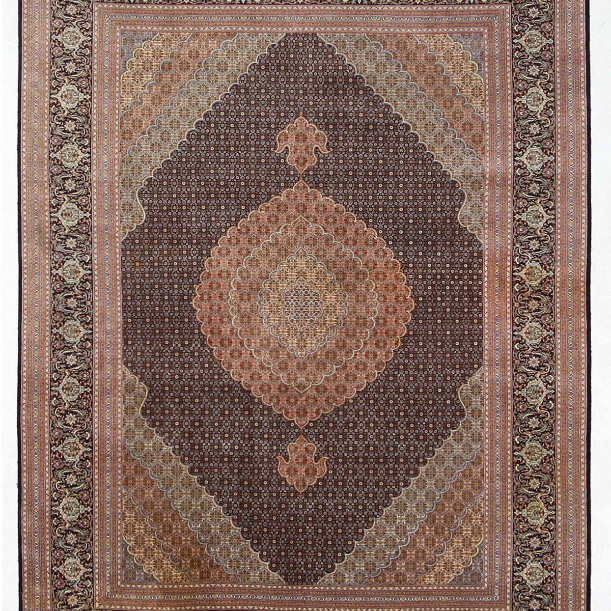 Pacific Tabriz  Brown Brown Traditional