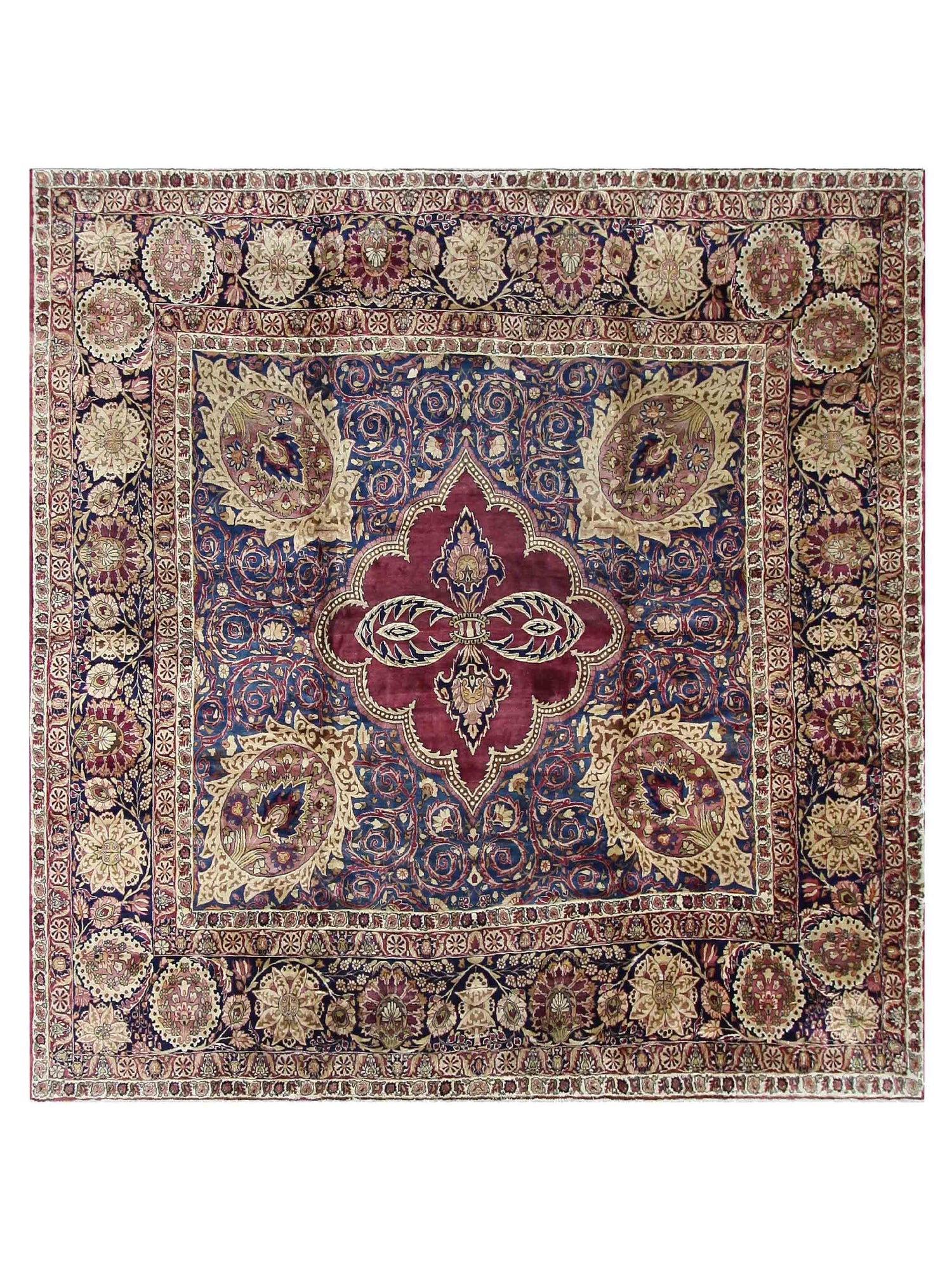 Fasa Antique Kermanshah  Purple Indigo Traditional
