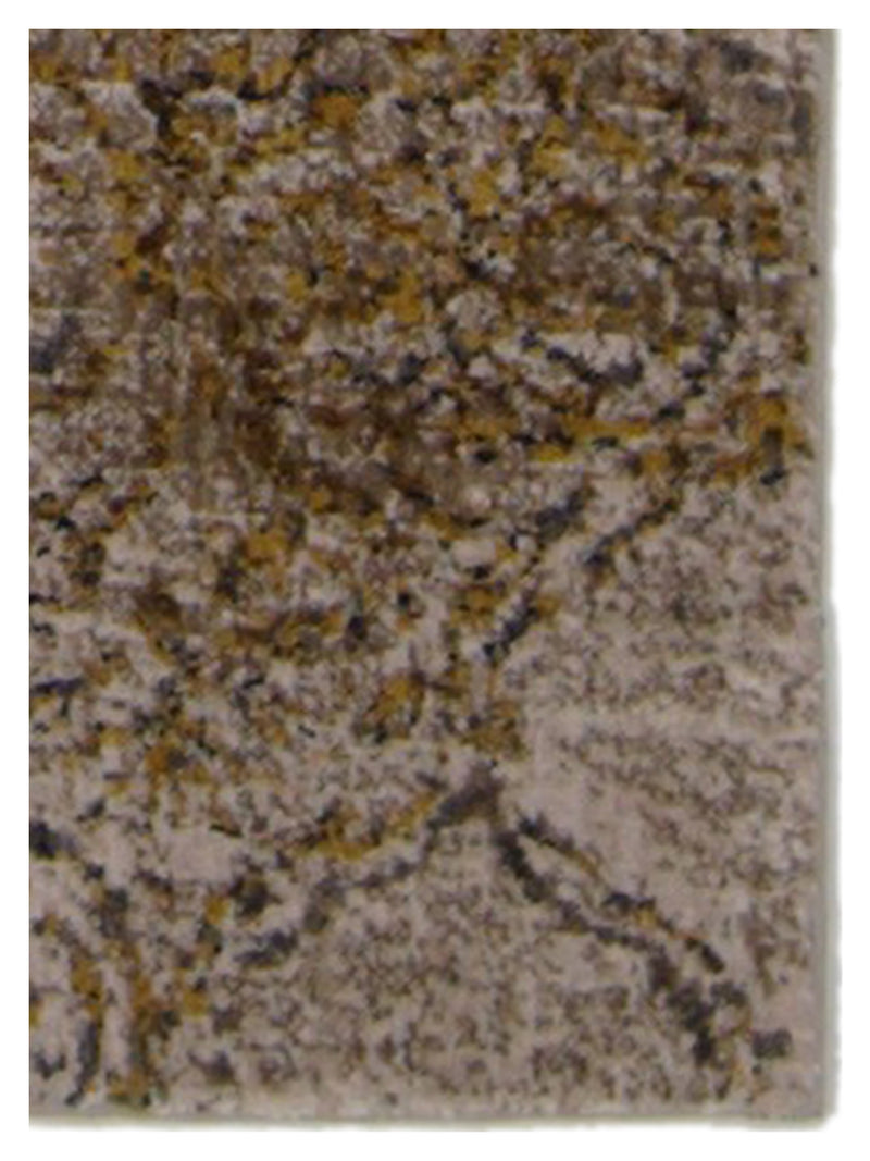 Aura Nolita 16542 Beige Mustard Yellow Modern Power Loom Rug