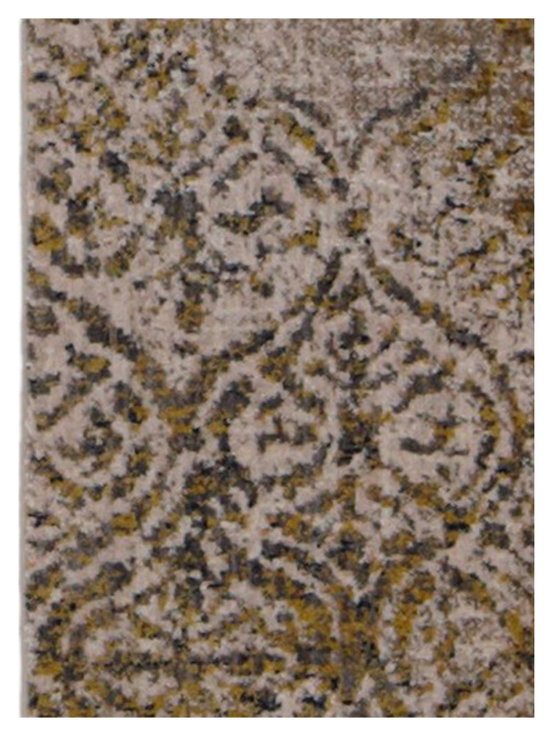 Aura Nolita 16542 Beige Mustard Yellow Modern Power Loom Rug
