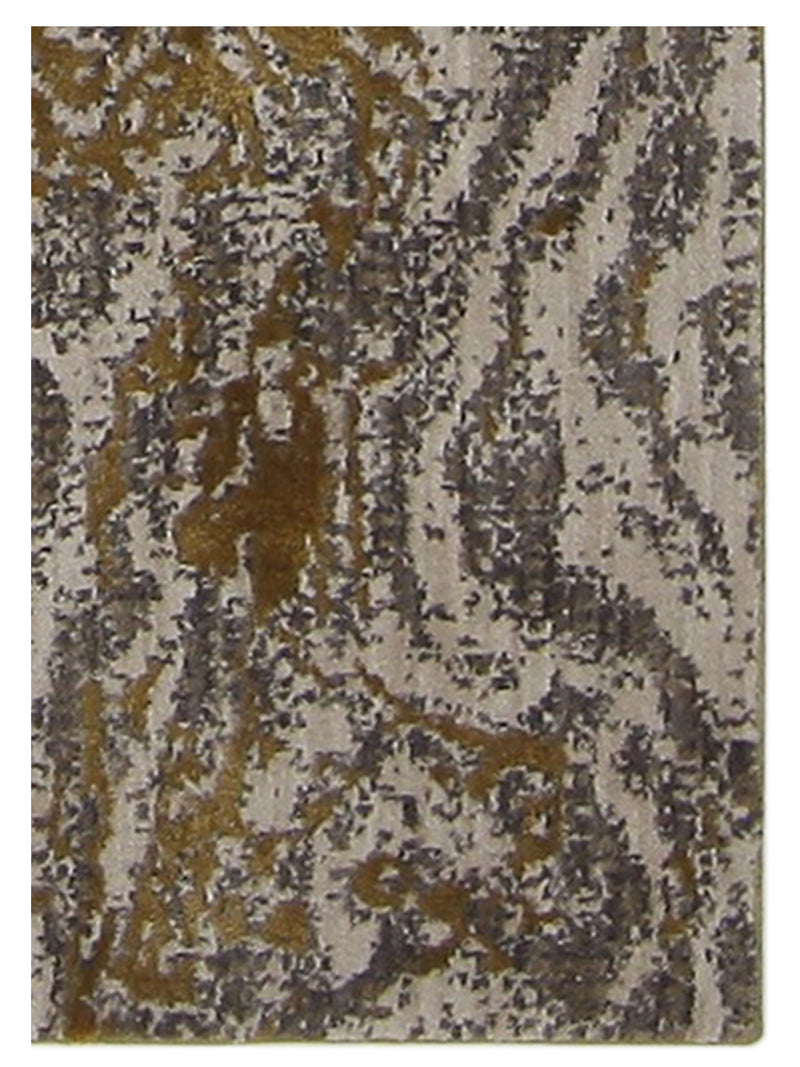 Aura Alluvium 16601 Brown Ivory Modern Power Loom Rug