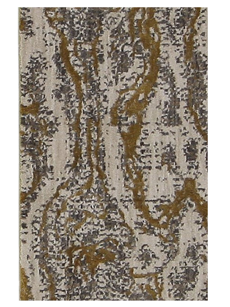 Aura Alluvium 16601 Brown Ivory Modern Power Loom Rug