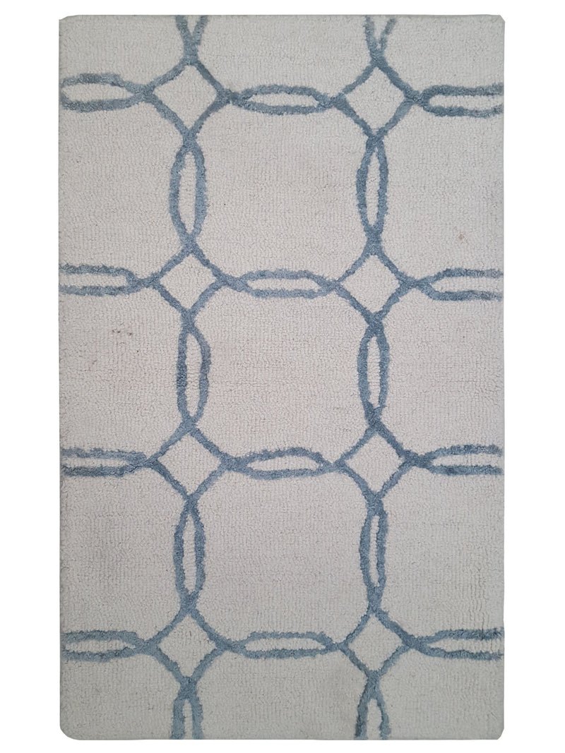 Aura Panache  Ivory Blue Modern