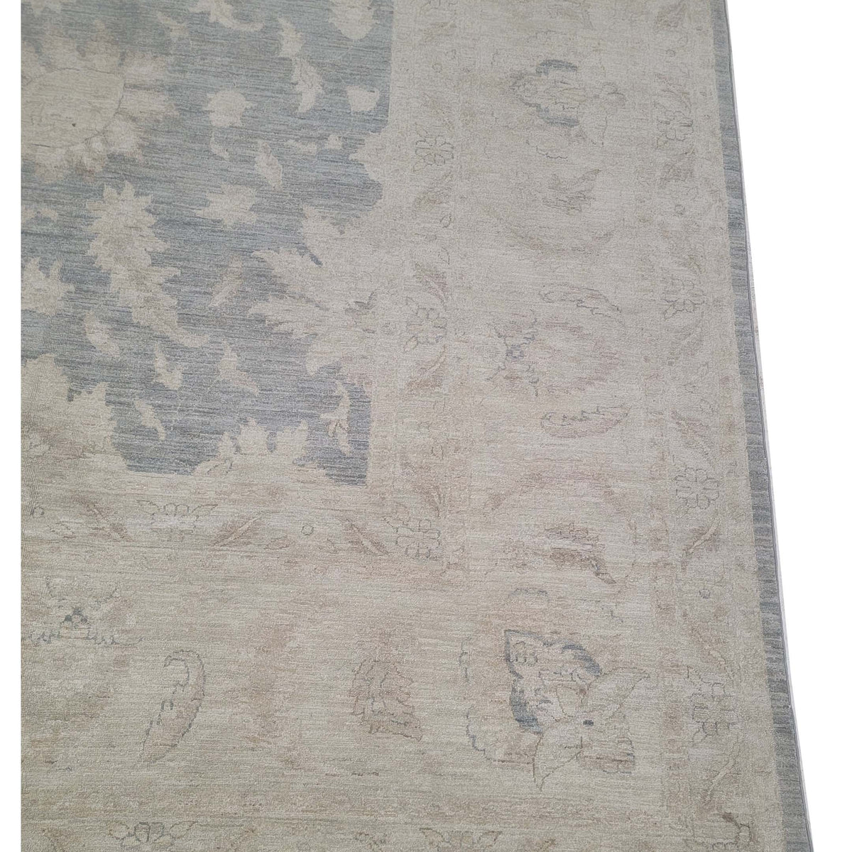 Pacific Ziegler 16628 Grey Beige Transitional Hand Knotted Rug