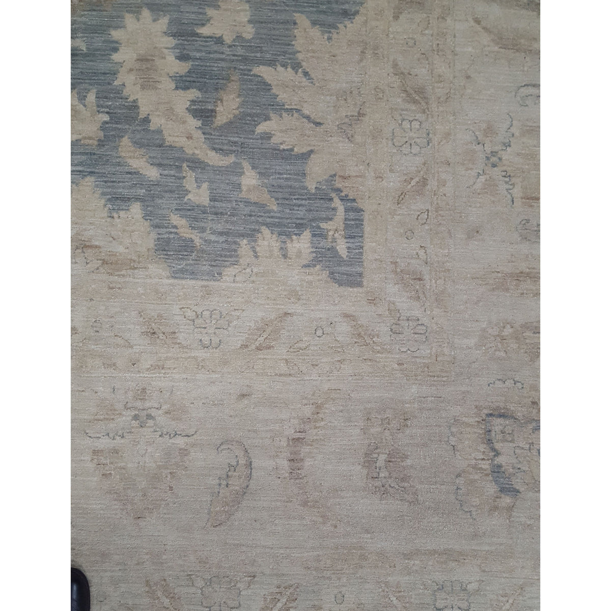 Pacific Ziegler 16628 Grey Beige Transitional Hand Knotted Rug