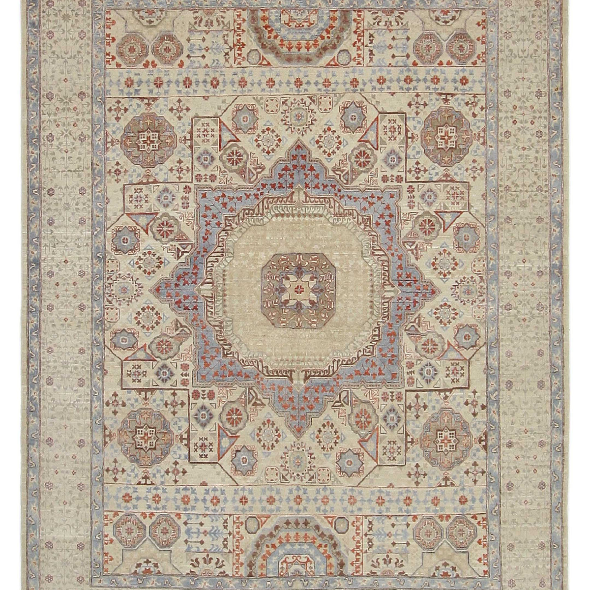 Pacific Tabriz-Pk  Ivory Blue Traditional