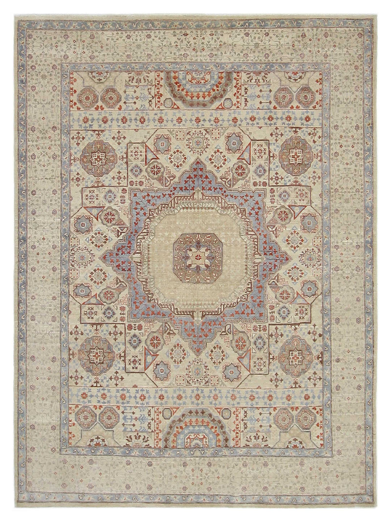 Pacific Tabriz-Pk  Ivory Blue Traditional