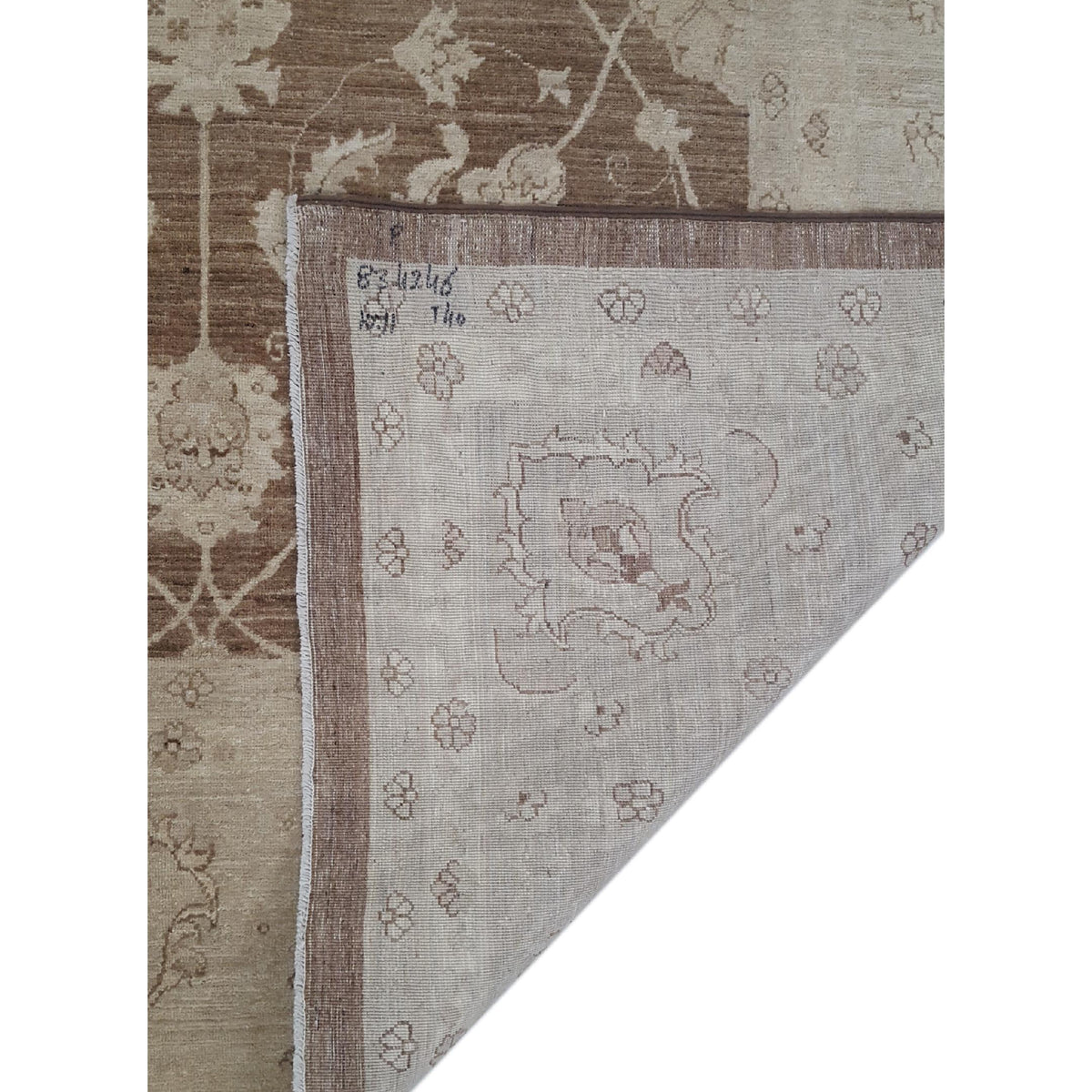 Pacific Tabriz-Pk 16646 Lt.Brown Ivory Transitional Hand Knotted Rug