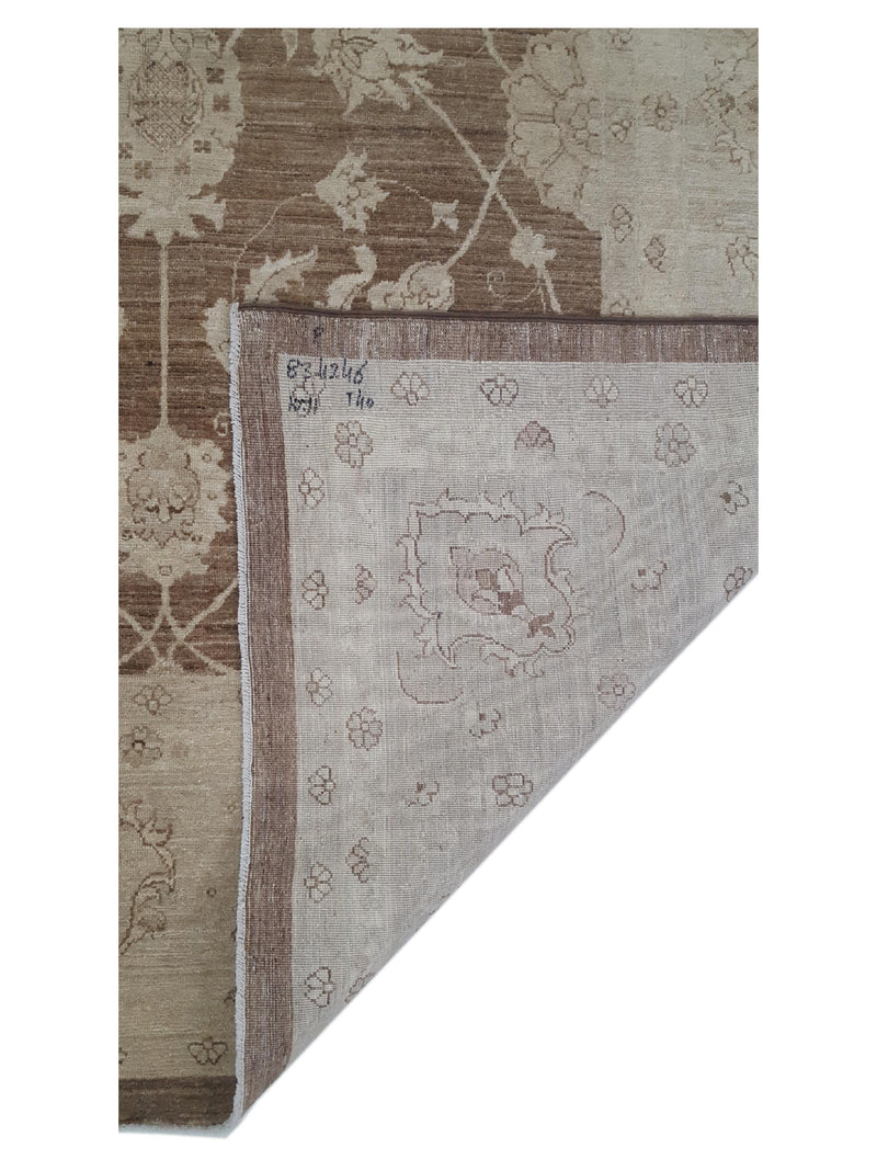 Pacific Tabriz-Pk 16646 Lt.Brown Ivory Transitional Hand Knotted Rug