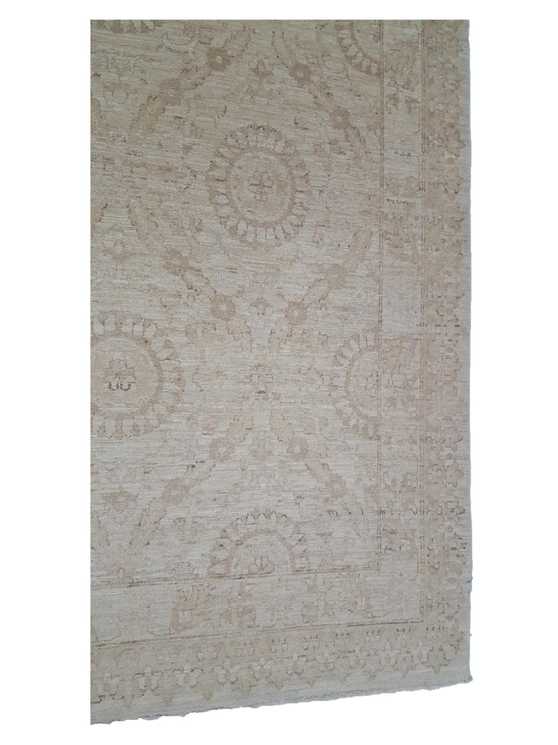 Pacific Tabriz-Pk 16648 Beige Beige Transitional Hand Knotted Rug
