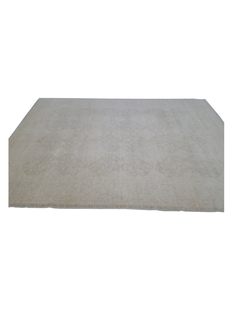 Pacific Tabriz-Pk 16649 Beige Beige Transitional Hand Knotted Rug