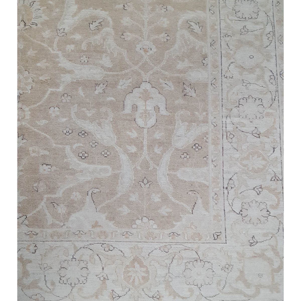 Pacific Farahan 16655 Beige Ivory Traditional Hand Knotted Rug