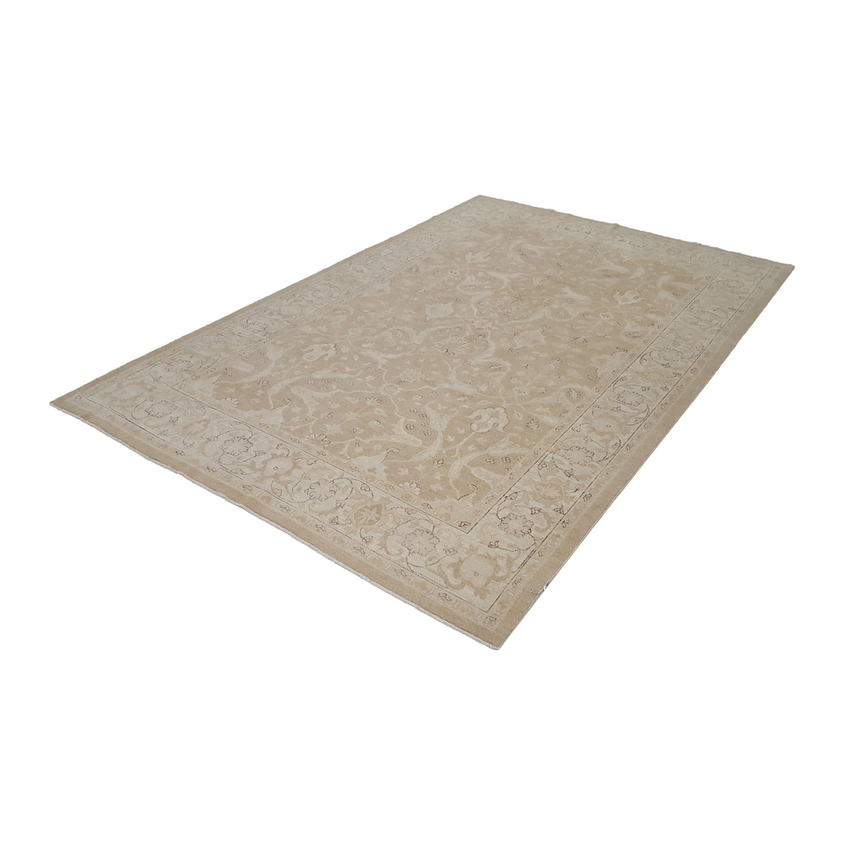 Pacific Farahan 16655 Beige Ivory Traditional Hand Knotted Rug
