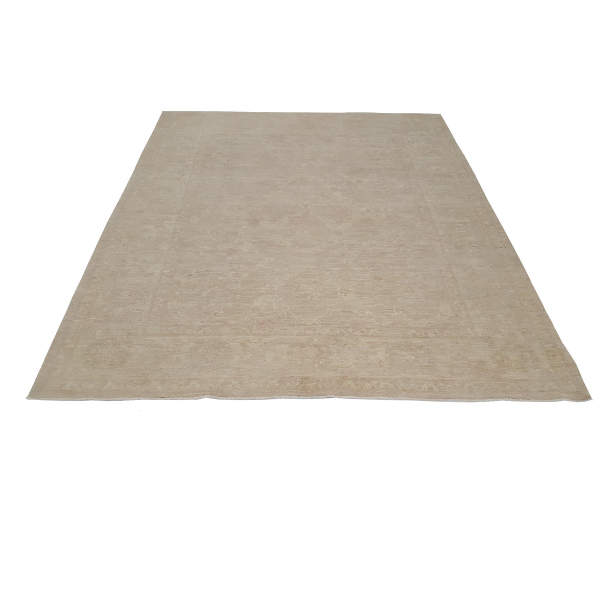 Pacific Tabriz-Pk 16657 Ivory Ivory Transitional Hand Knotted Rug