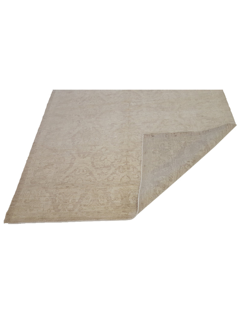 Pacific Tabriz-Pk 16658 Ivory Ivory Transitional Hand Knotted Rug