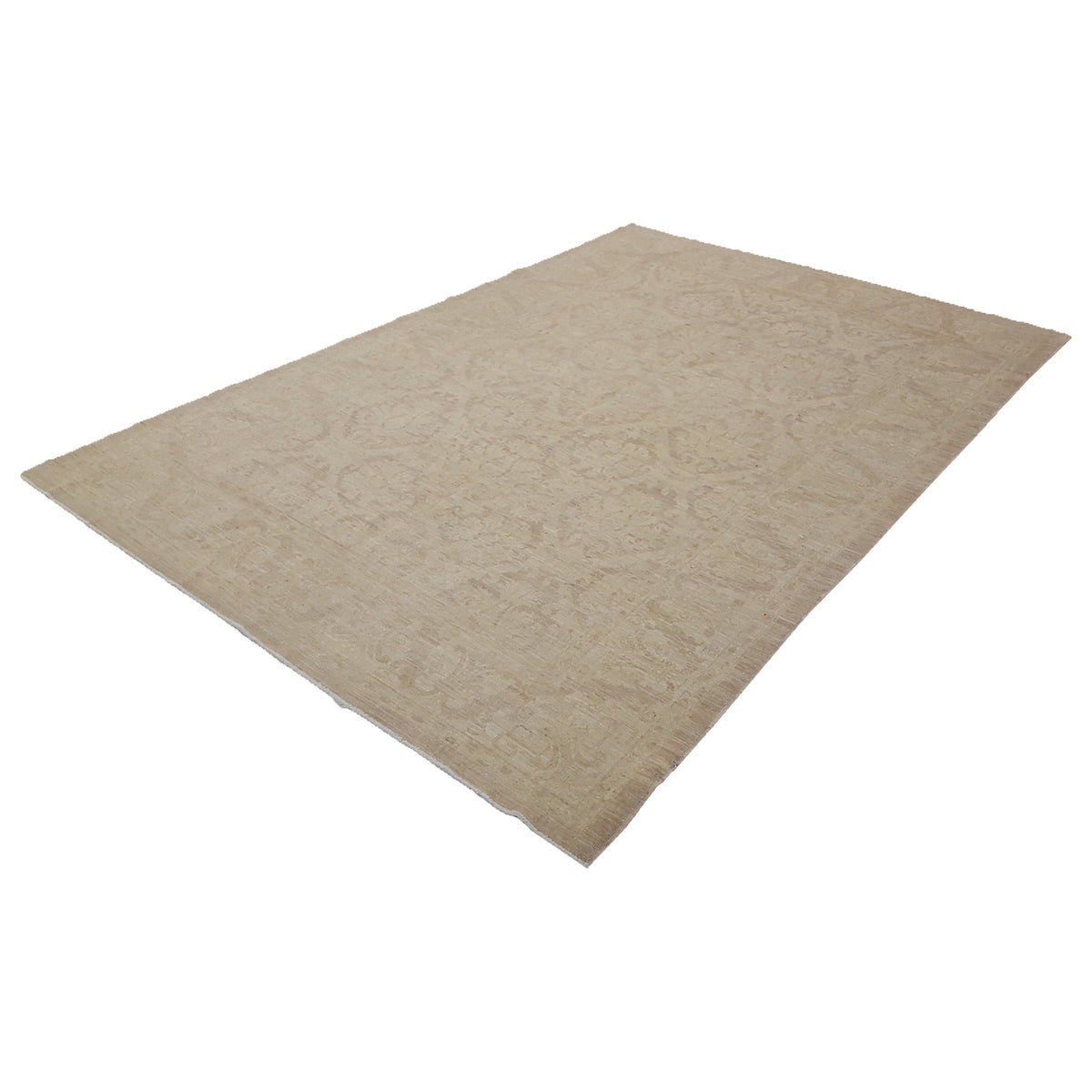 Pacific Tabriz-Pk 16658 Ivory Ivory Transitional Hand Knotted Rug