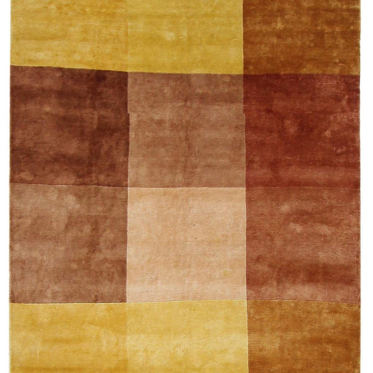 Pacific Plad  Yellow Brown Modern