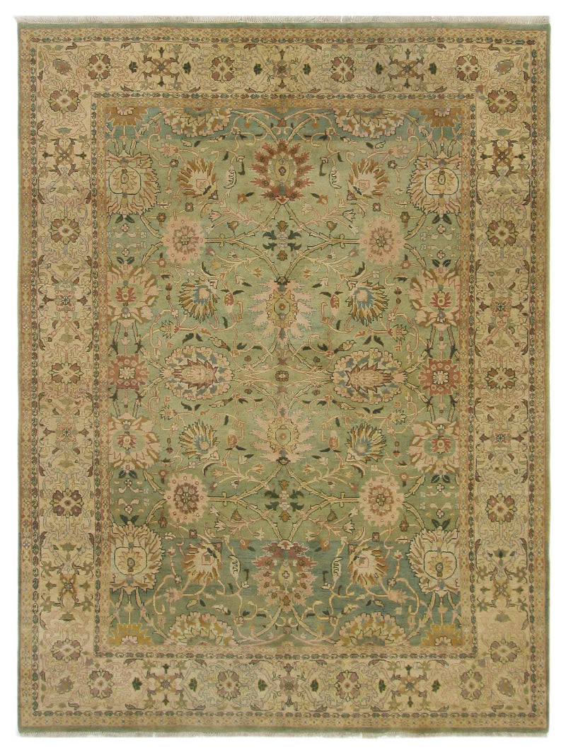 Pacific Agra  Teal Beige Traditional