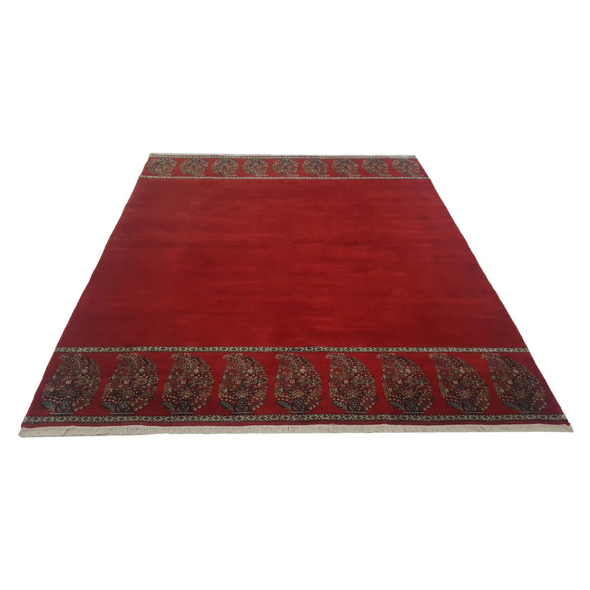 Pacific Paisley 16698 Red Multi Modern Hand Knotted Rug