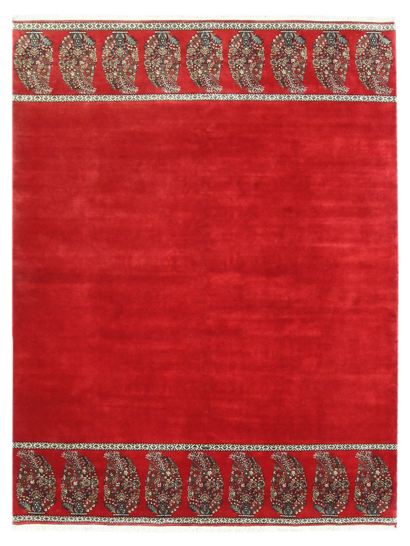 Pacific Paisley  Red Multi Modern