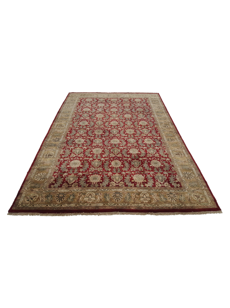 Pacific Jaipur 16699 Red Gold Traditional Hand Knotted Rug