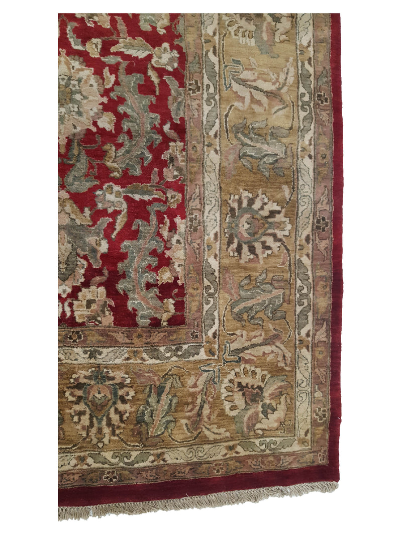 Pacific Jaipur 16699 Red Gold Traditional Hand Knotted Rug