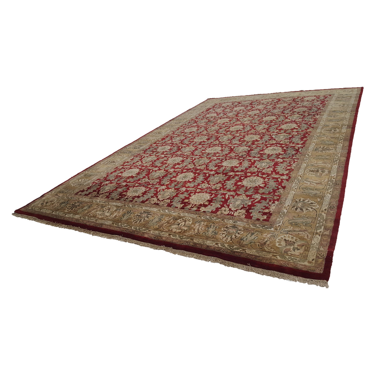 Pacific Jaipur 16699 Red Gold Traditional Hand Knotted Rug