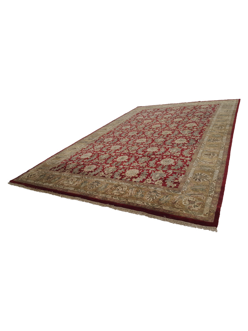 Pacific Jaipur 16699 Red Gold Traditional Hand Knotted Rug